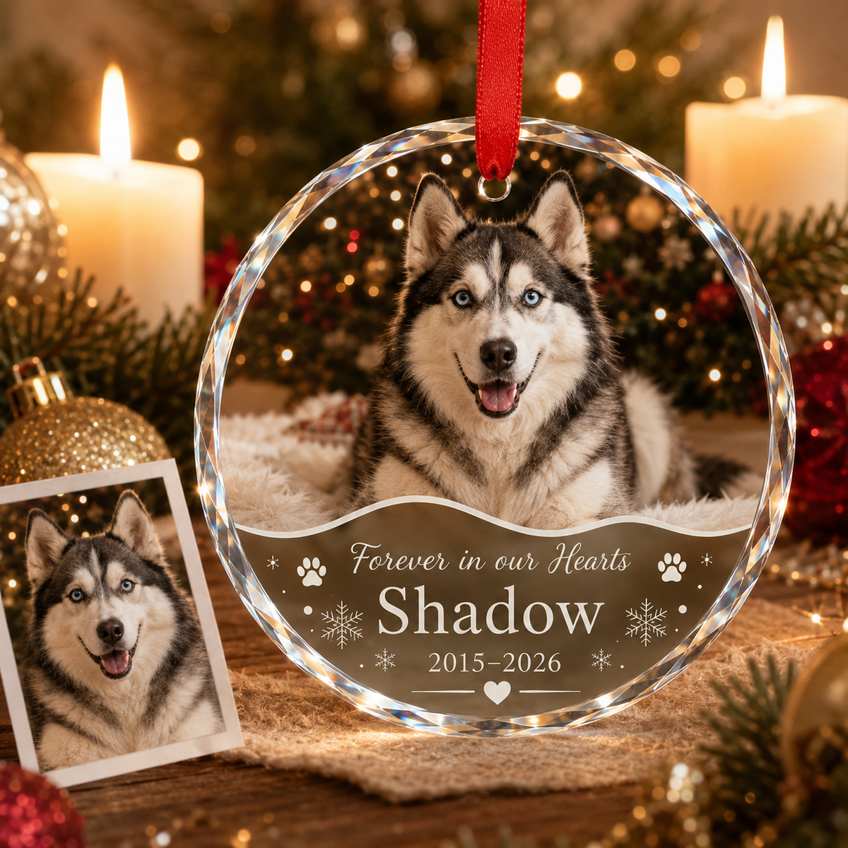 Custom Photo Dog Memorial Style 10
