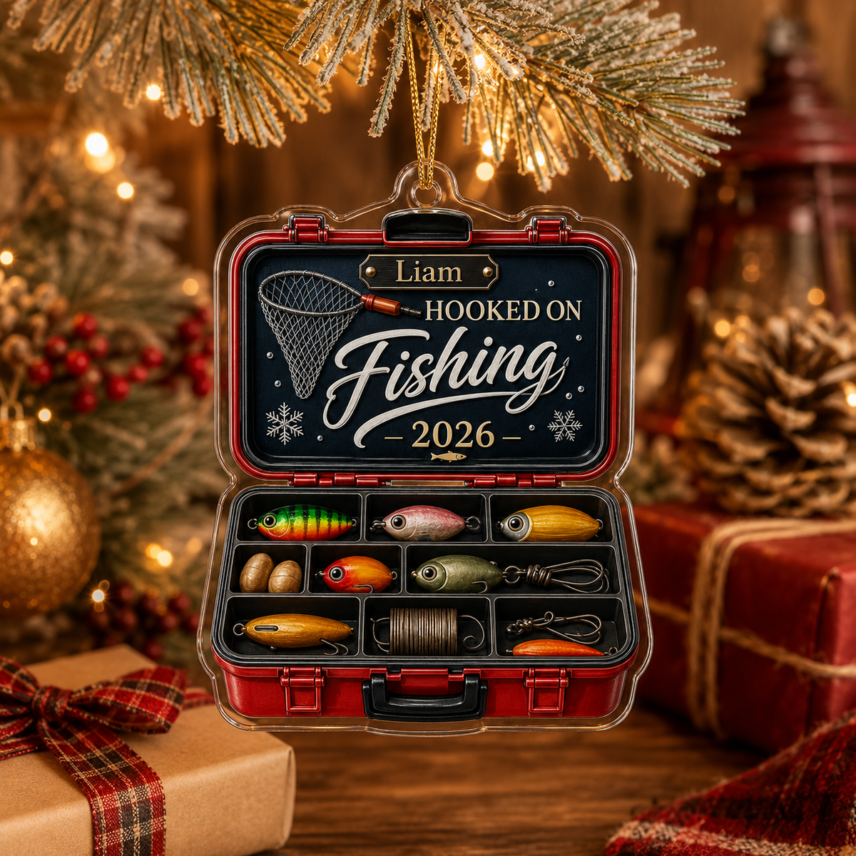 Personalized Fishing Tackle Box Acrylic