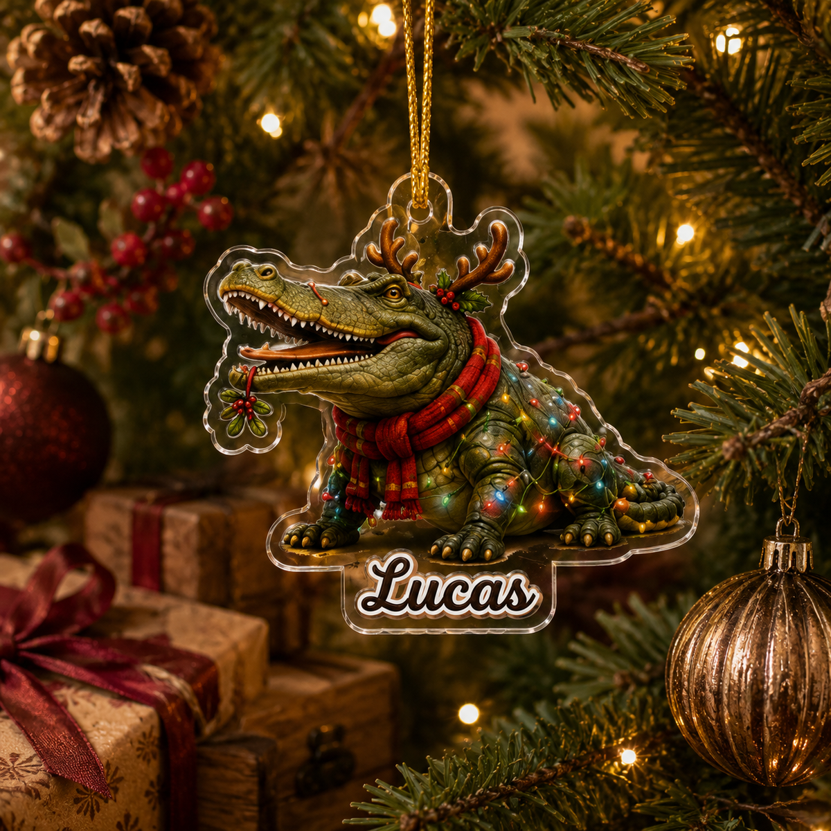 Christmas Animal Crocodile