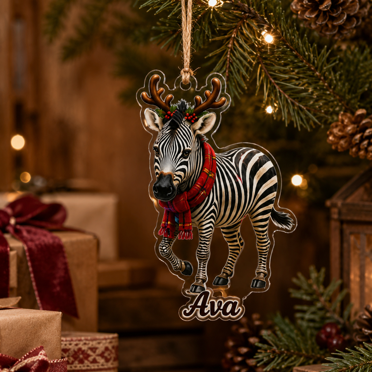 Christmas Animal Zebra