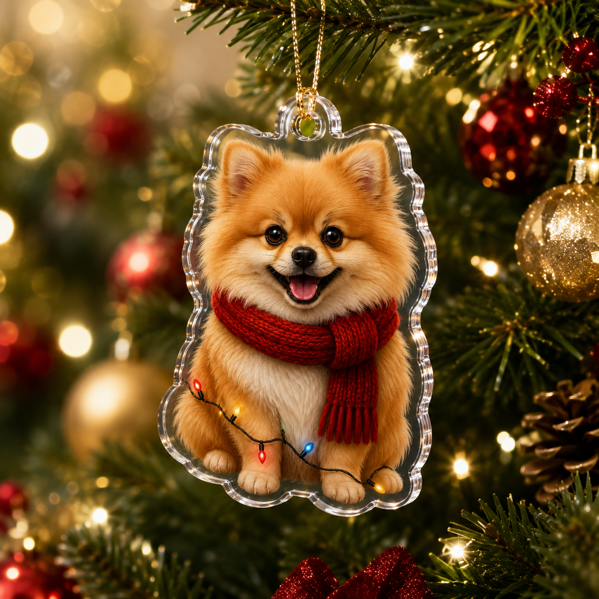 Dog Christmas Ledlight Pomeranian