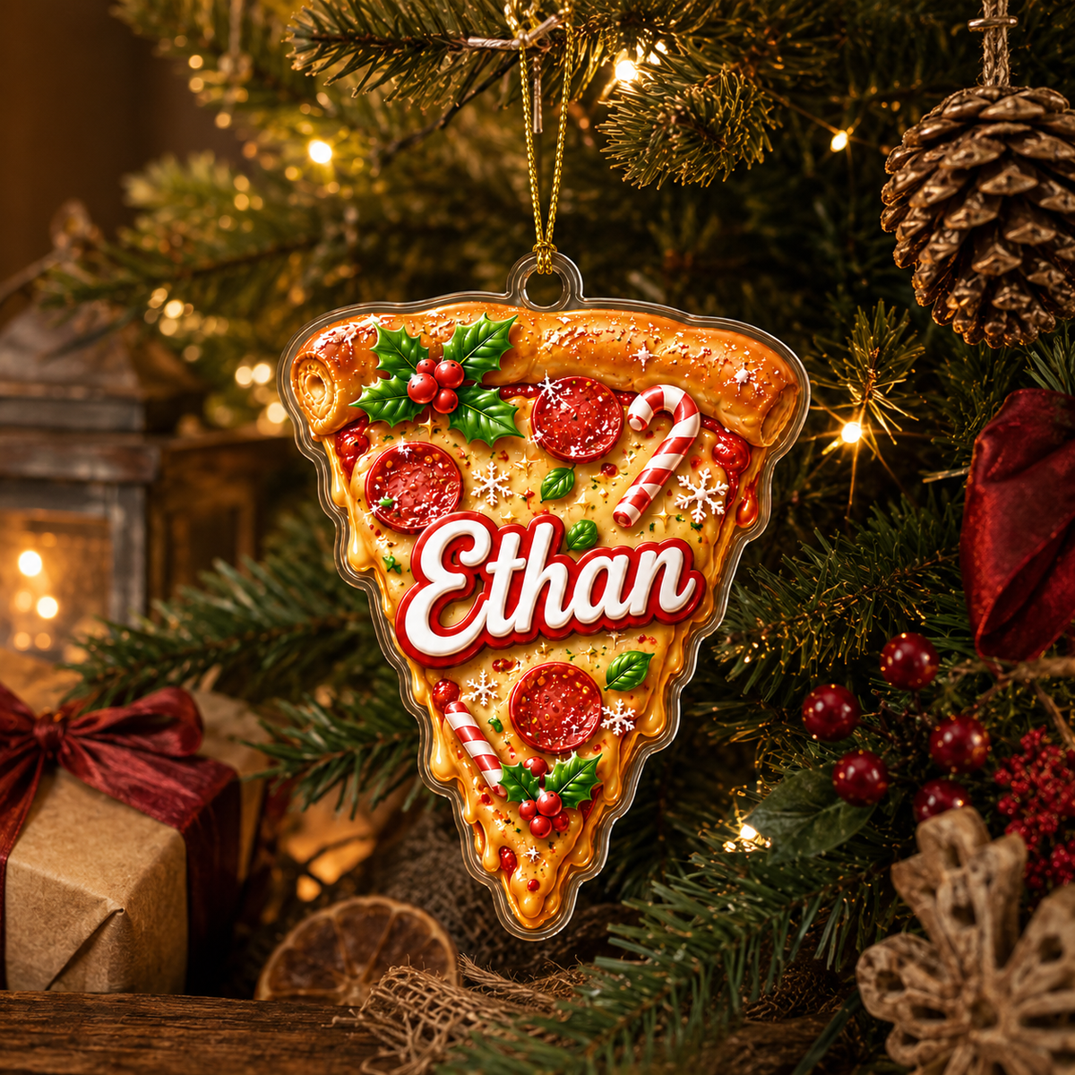 Custom Name Food Acrylic - Pizza Slice