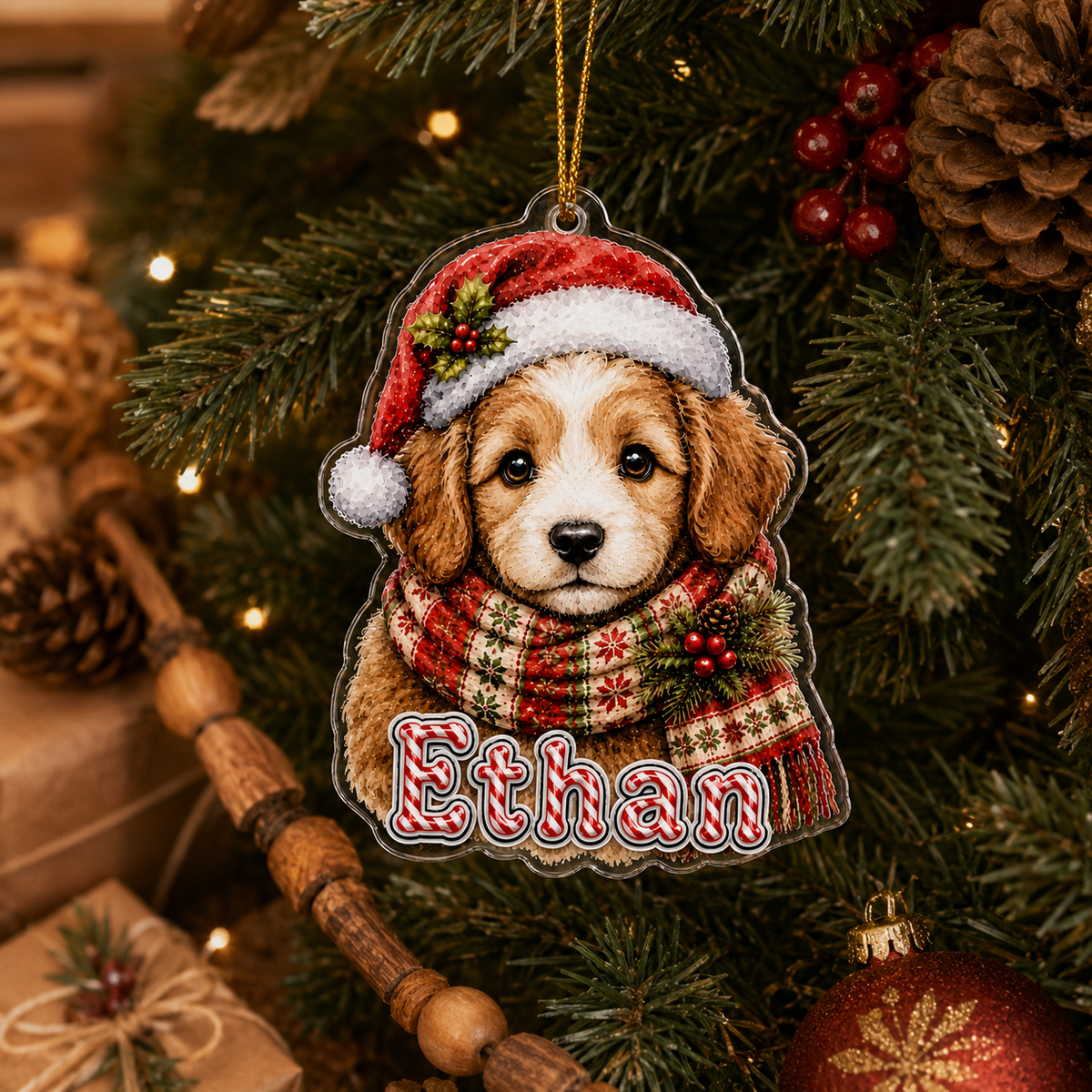 Christmas Farm Animal Dog