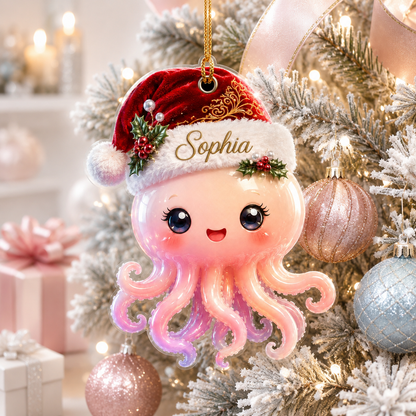 Animal With Santa Hat Octopus
