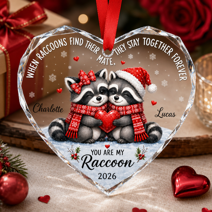 Custom Animal Couple Raccoon