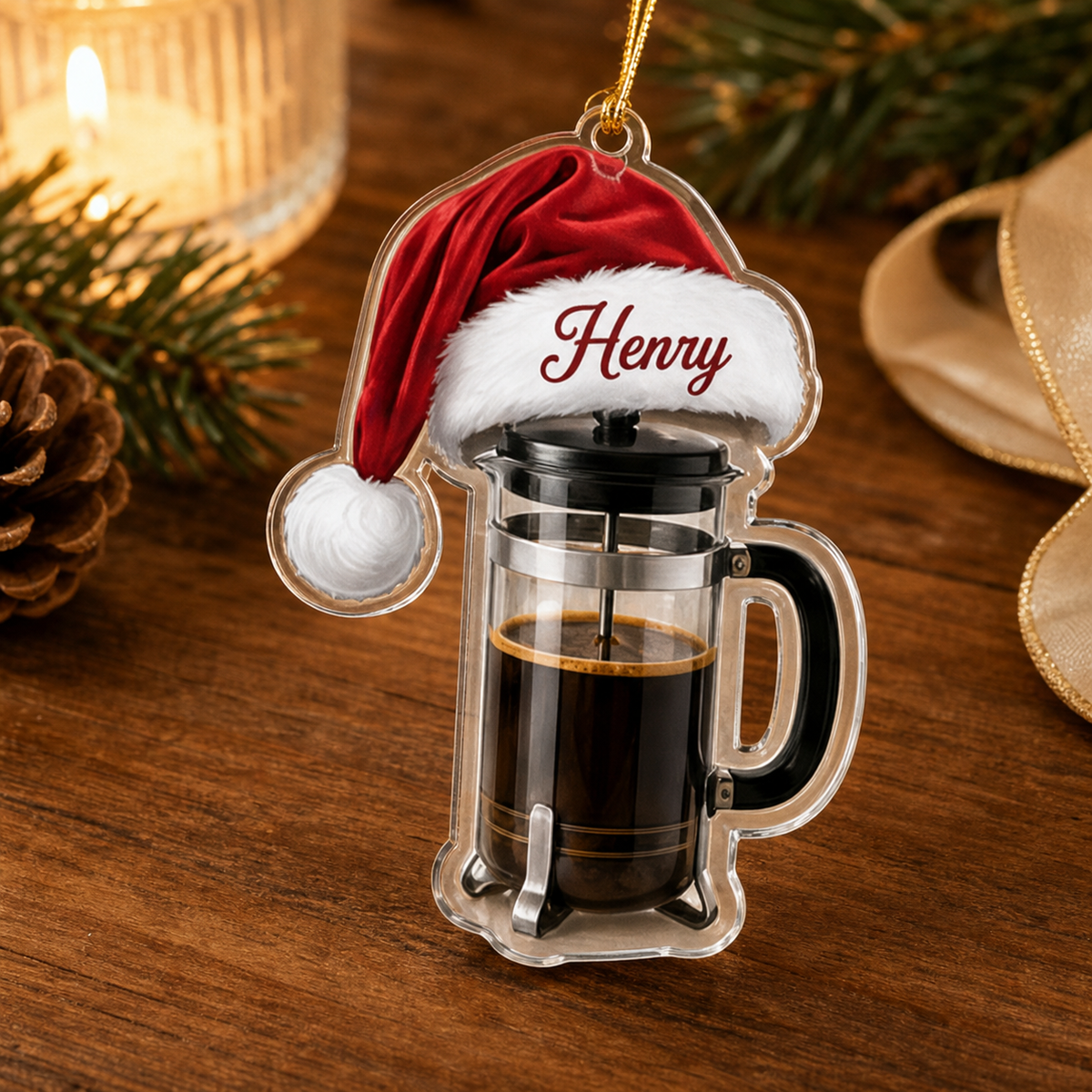 Coffee Equipment Ornament Acrylic French Press TAM