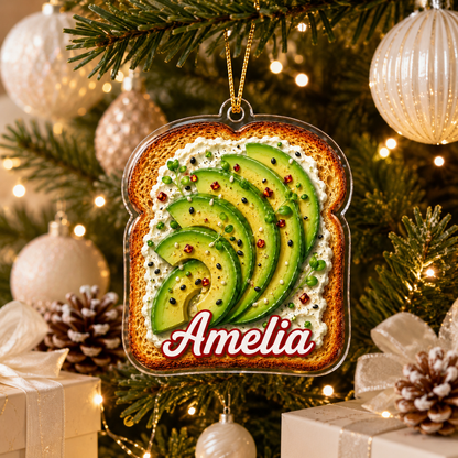 Breakfast Custom Name Avocado Toast Acrylic