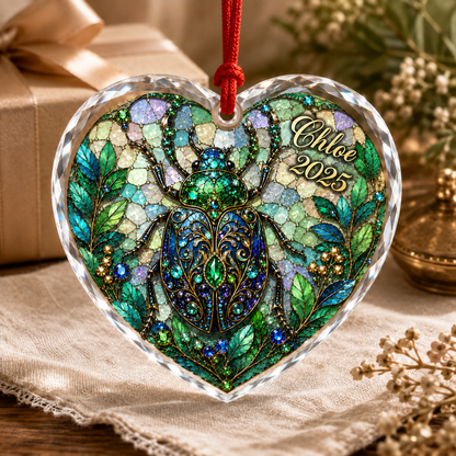 Custom Name Glass Animal Beetle