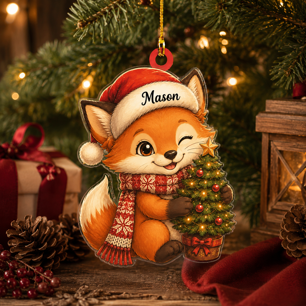 Animal Christmas Fox