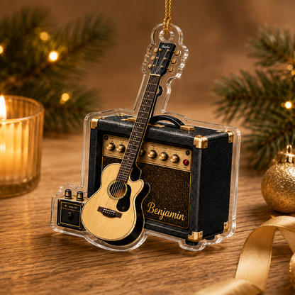 Guitar Custom Name Acrylic - Acoustic Guitar Amplifier