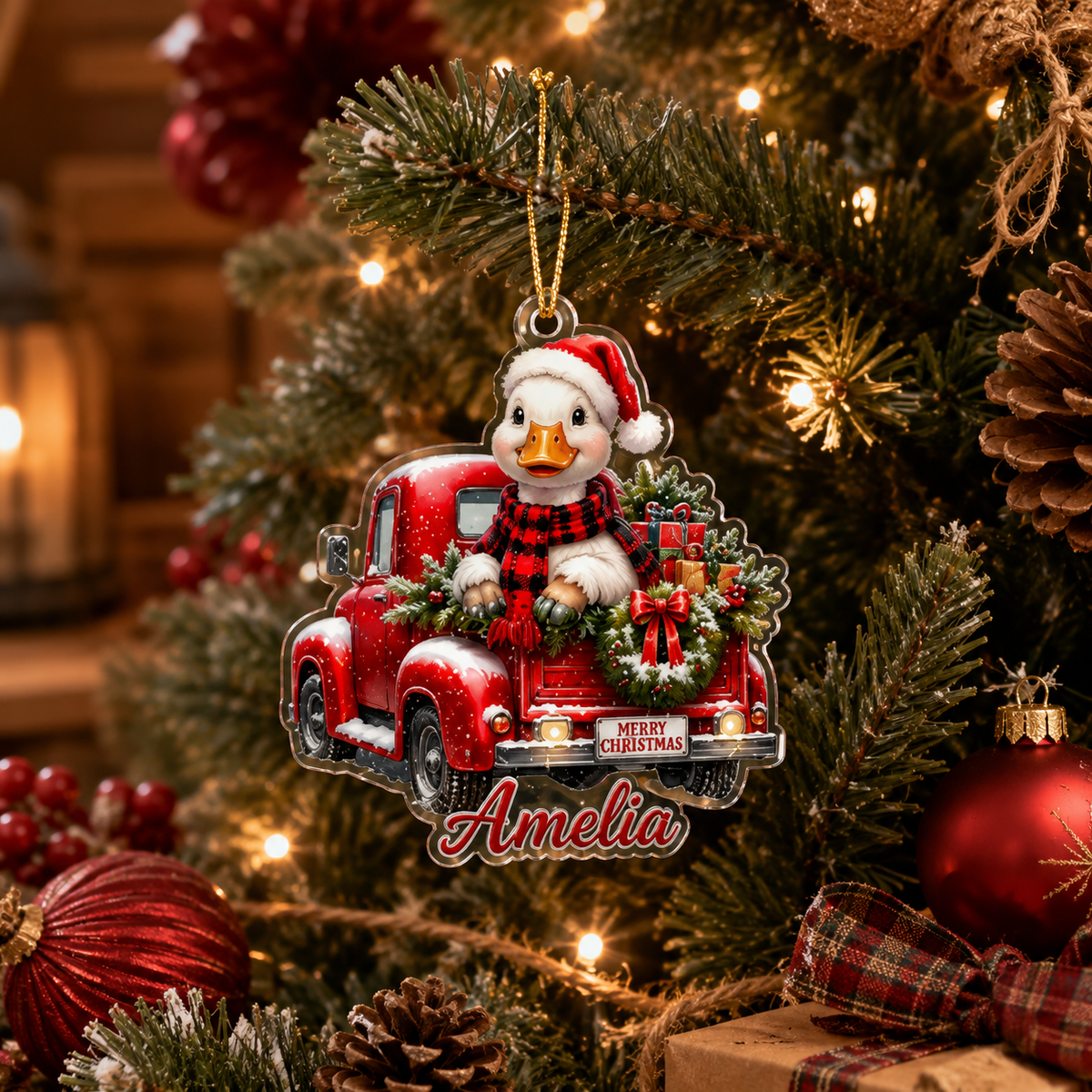 Christmas Farm Duck