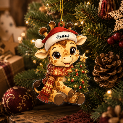 Animal Christmas Giraffe