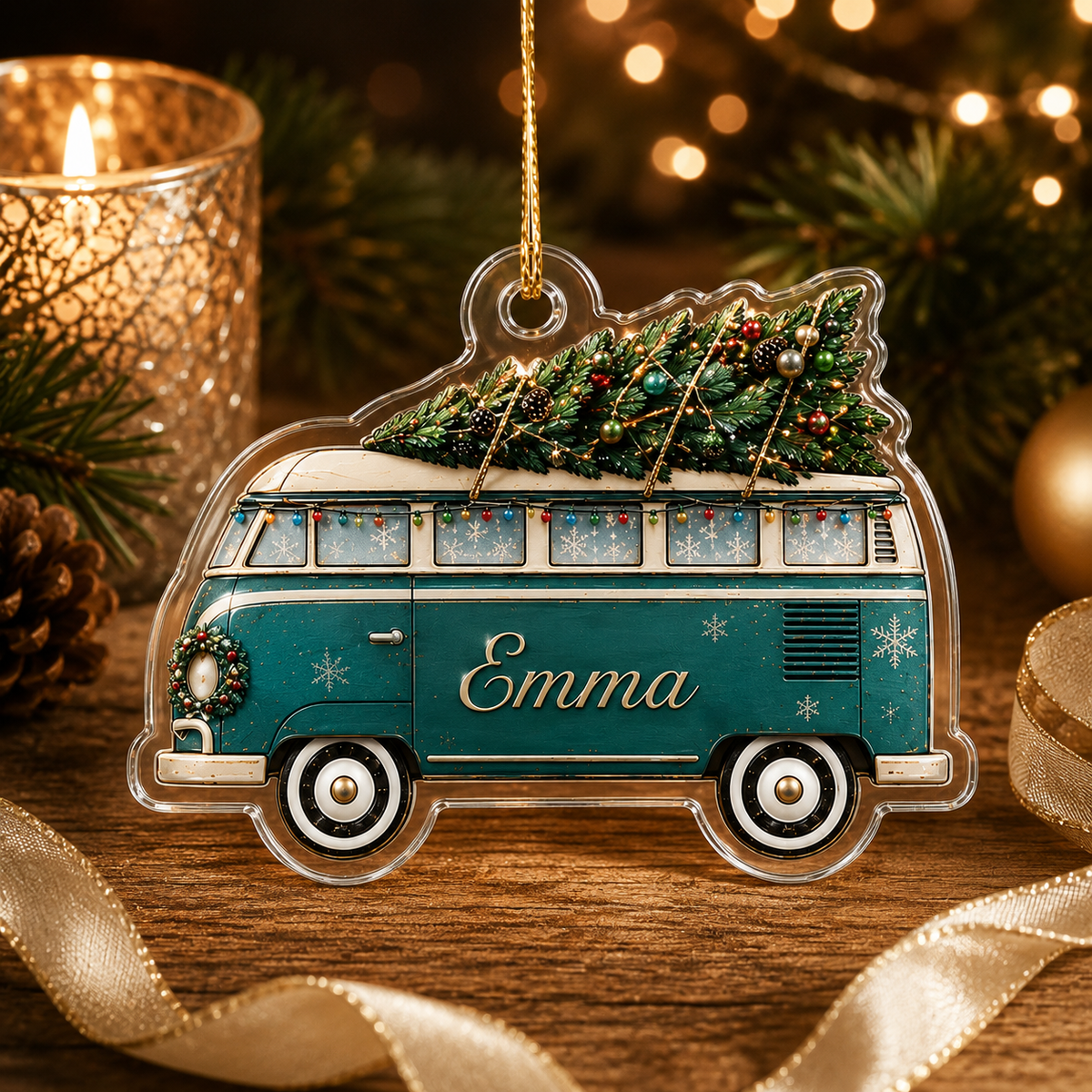 Camping Personalize Acrylic Diverse Car