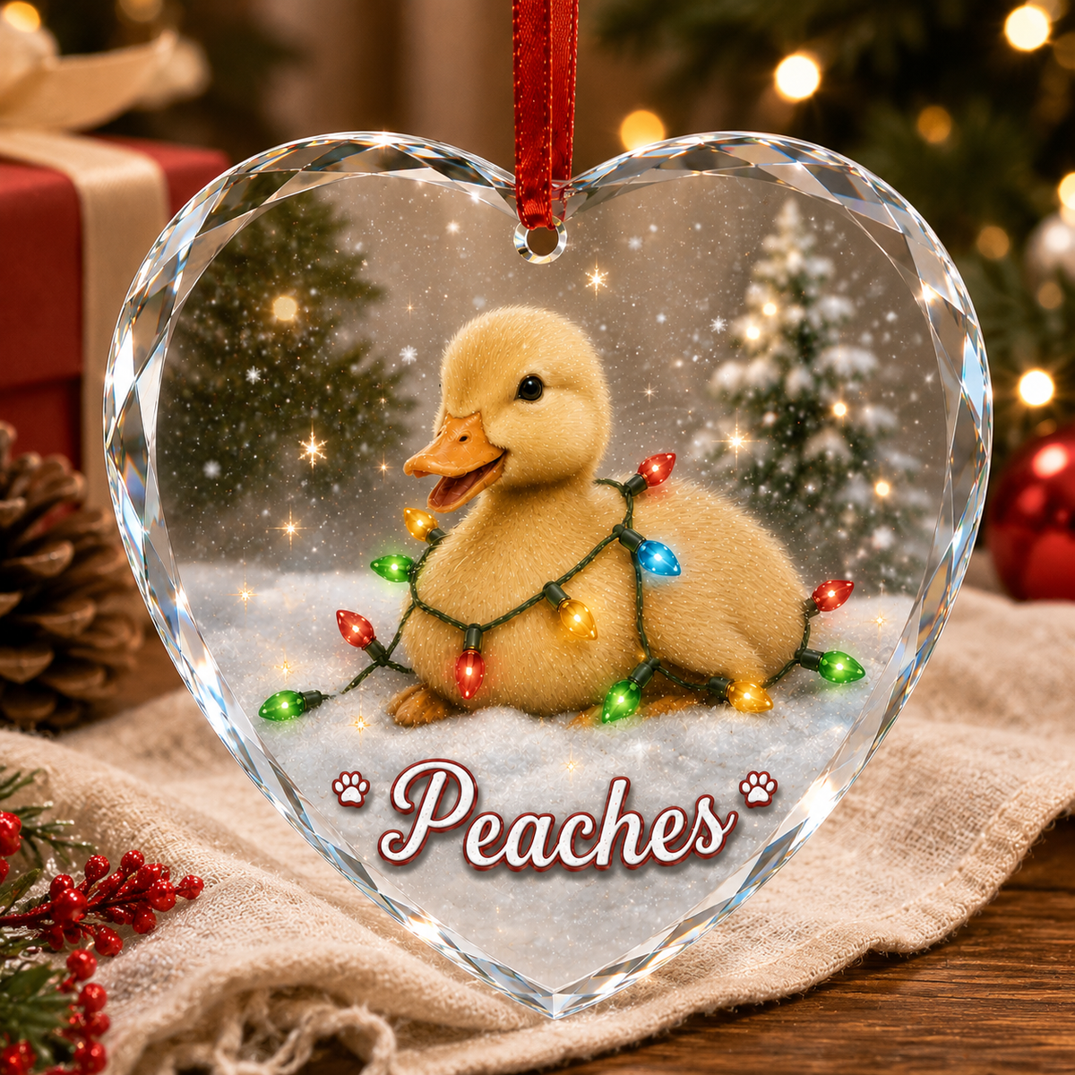 Glass Animal Led Light Duck
