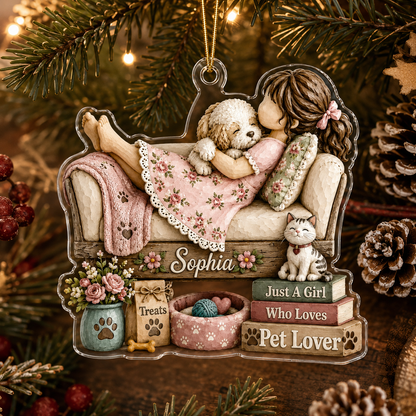 Personalized Just A Girl Hobby Pet Lover