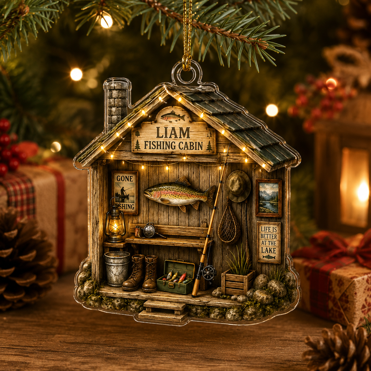 Personalized Fishing Hideaway Acrylic