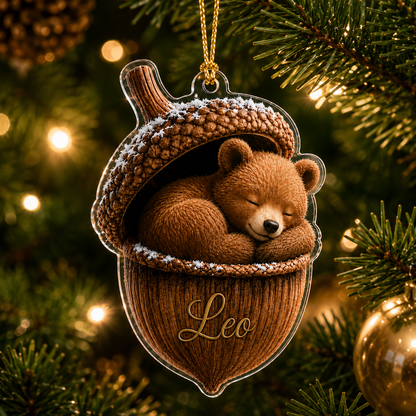Animal Tree Decor Acrylic Bear