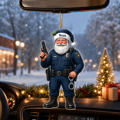 Police Santa In Uniform S1