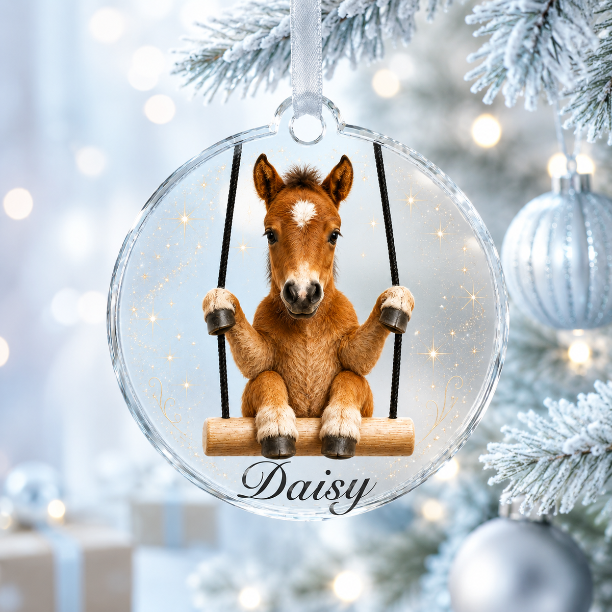 Animal Glass Ornament Horse