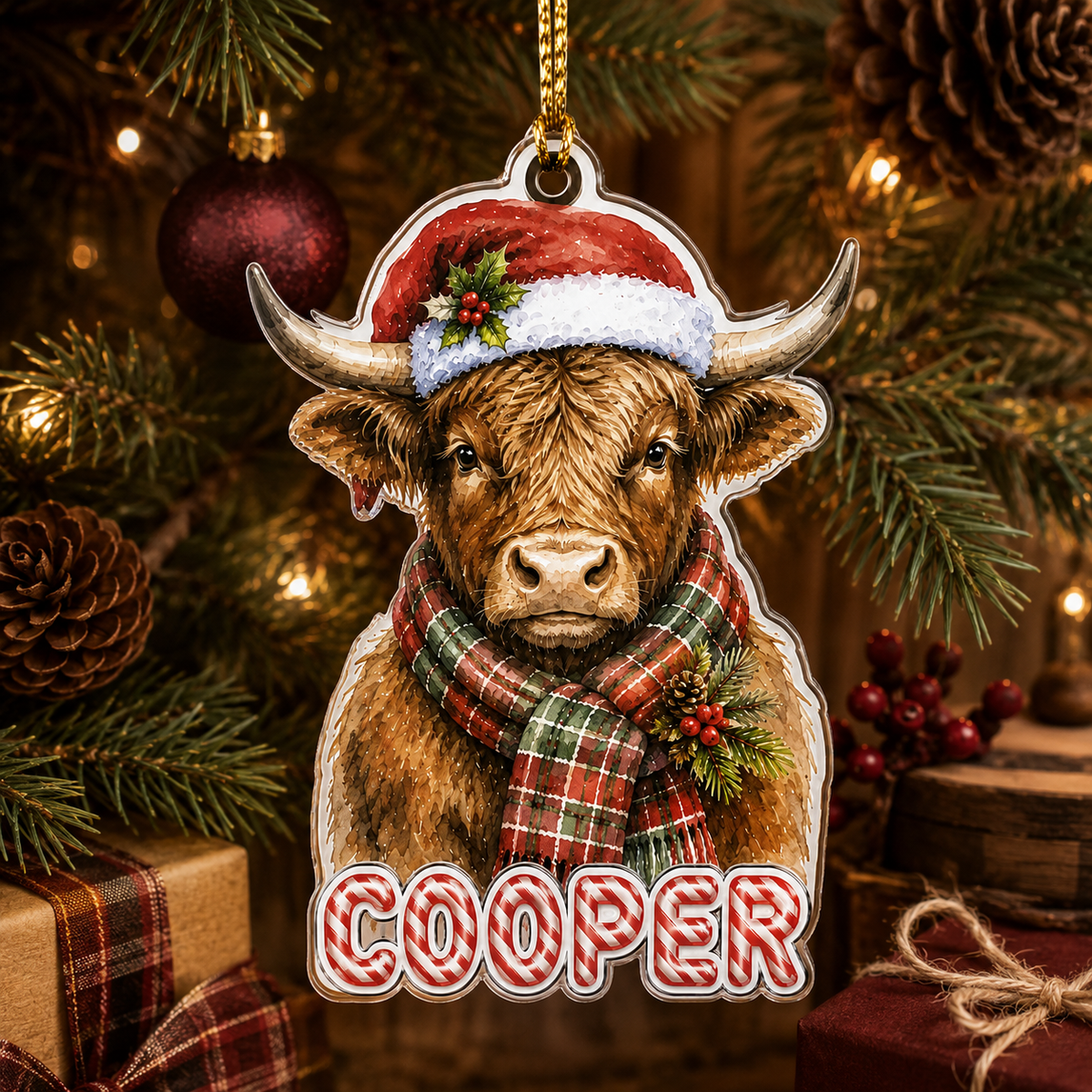 Christmas Farm Animal Bull