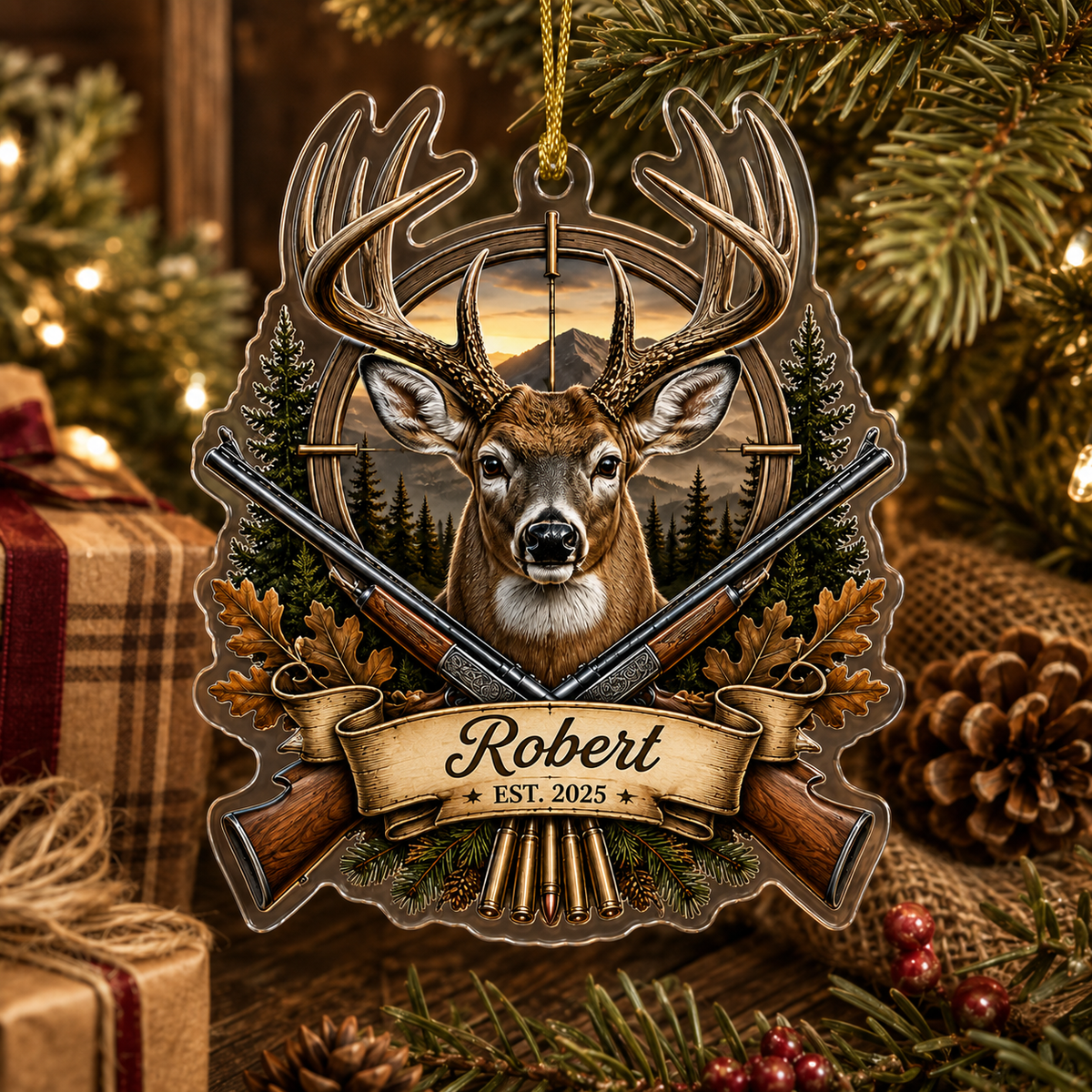 Personalized Hunting Deer Hunter Legacy Acrylic