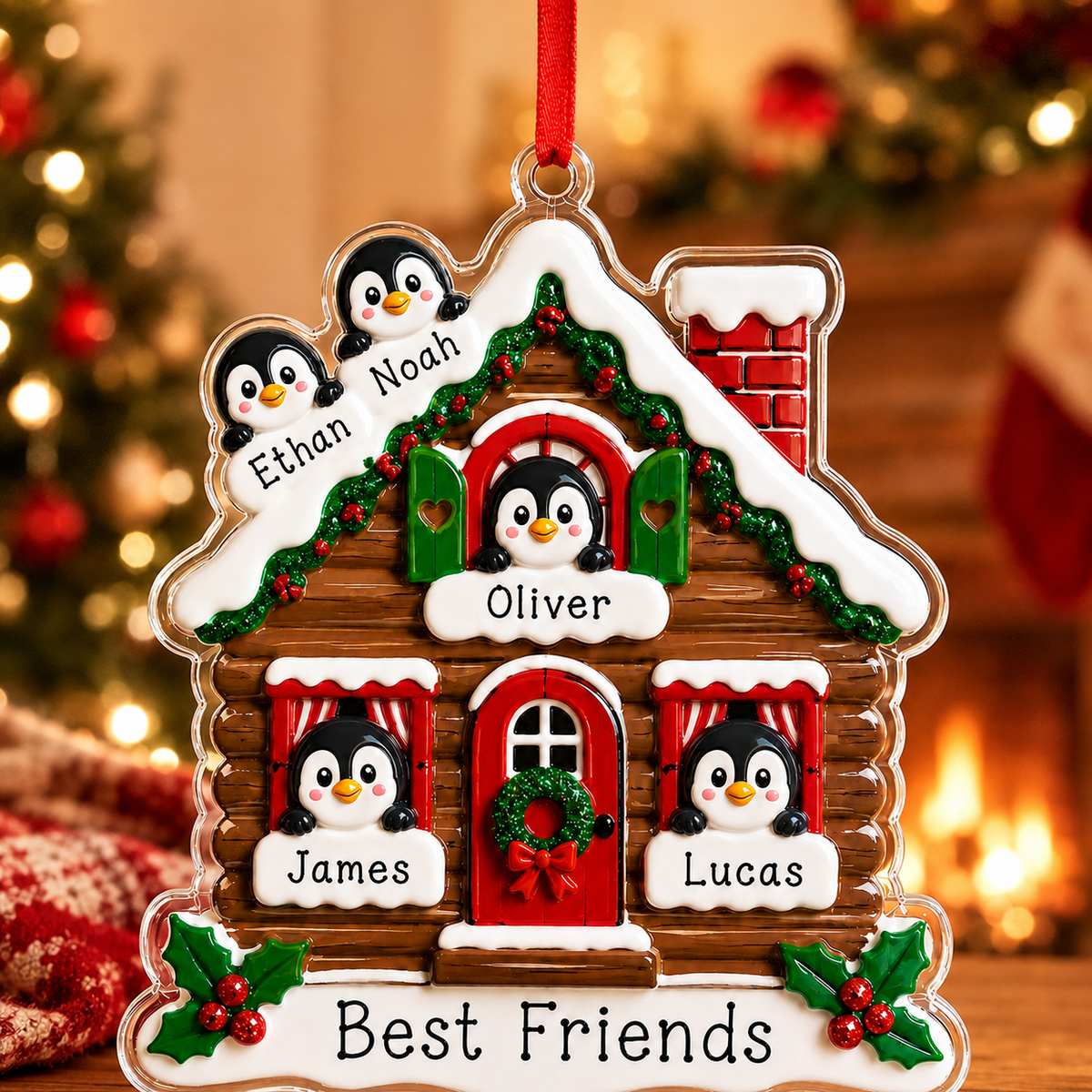 Christmas Animal House Penguin