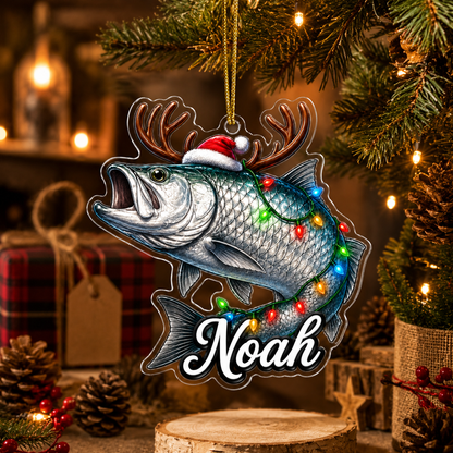 Fishing Christmas Lights Tarpon Acrylic