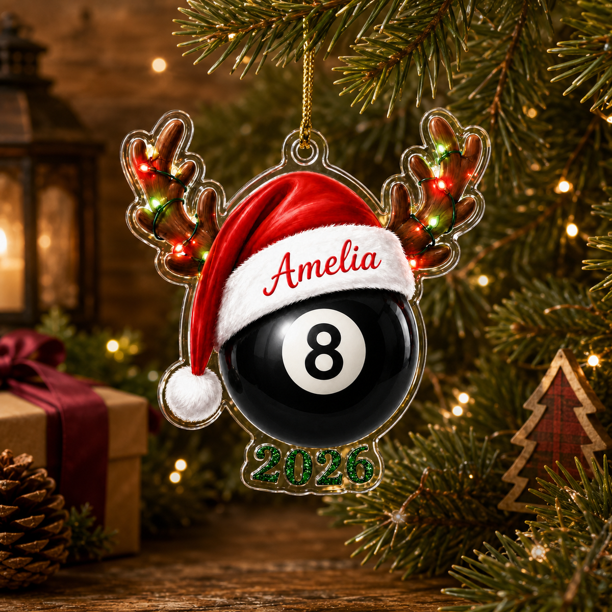 Christmas Sports 2026 Billiards Pool Acrylic