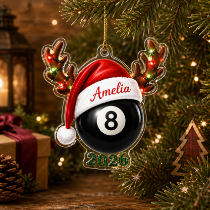 Christmas Sports 2026 Billiards Pool Acrylic