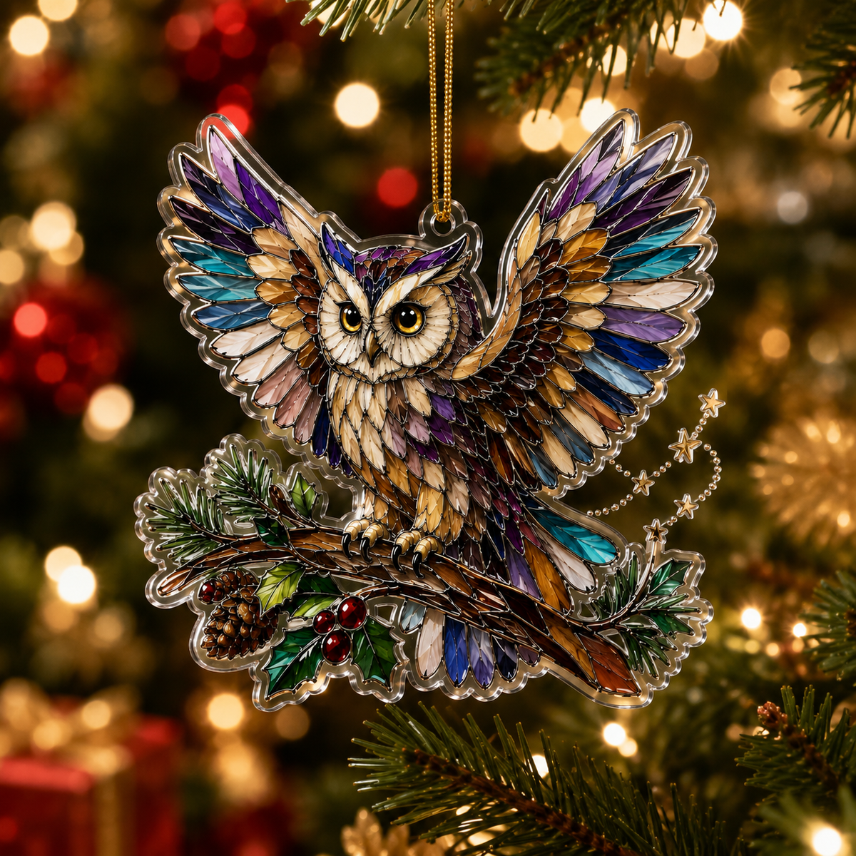 Bird With Flower Owl