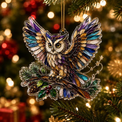 Bird With Flower Owl