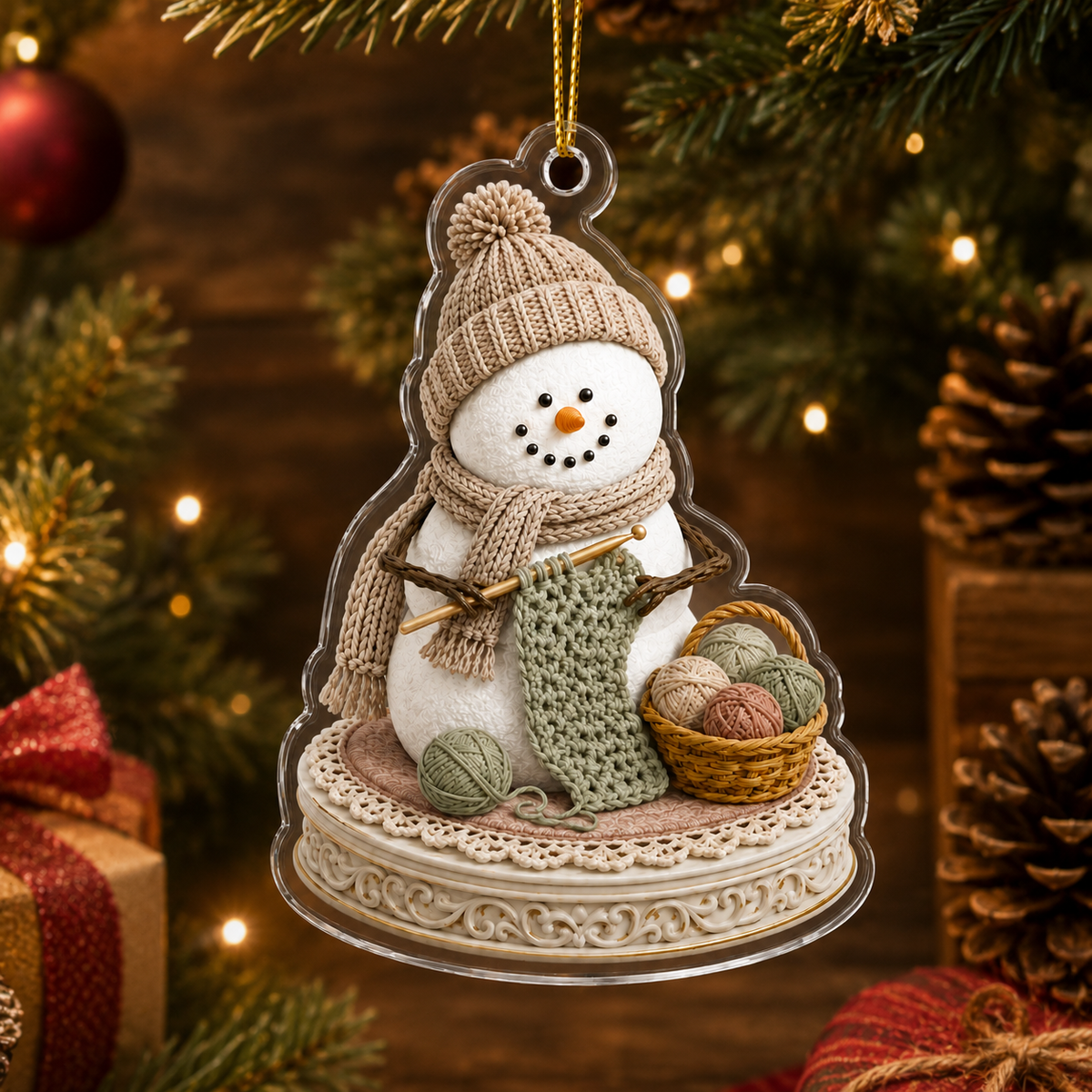 Snowman Hobbies Acrylic Crocheting