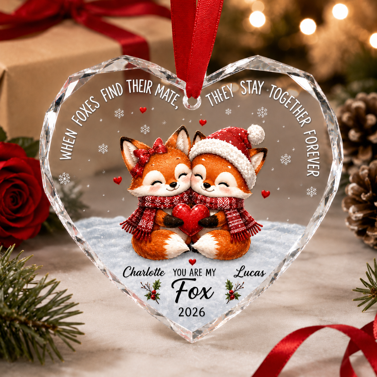Custom Animal Couple Fox