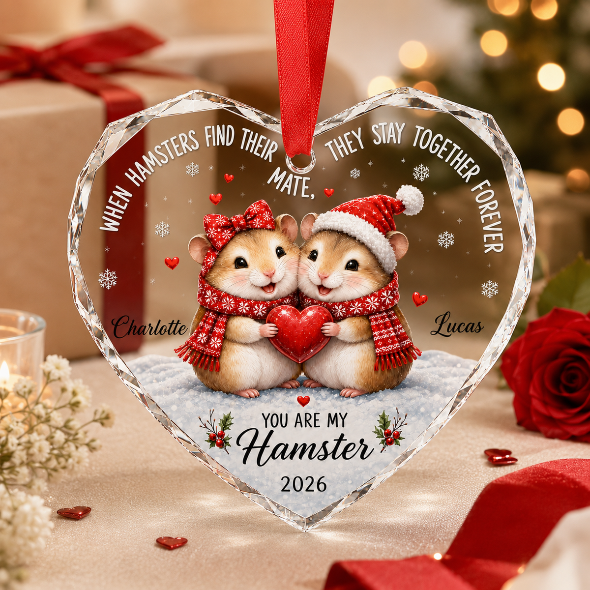Custom Animal Couple Hamster