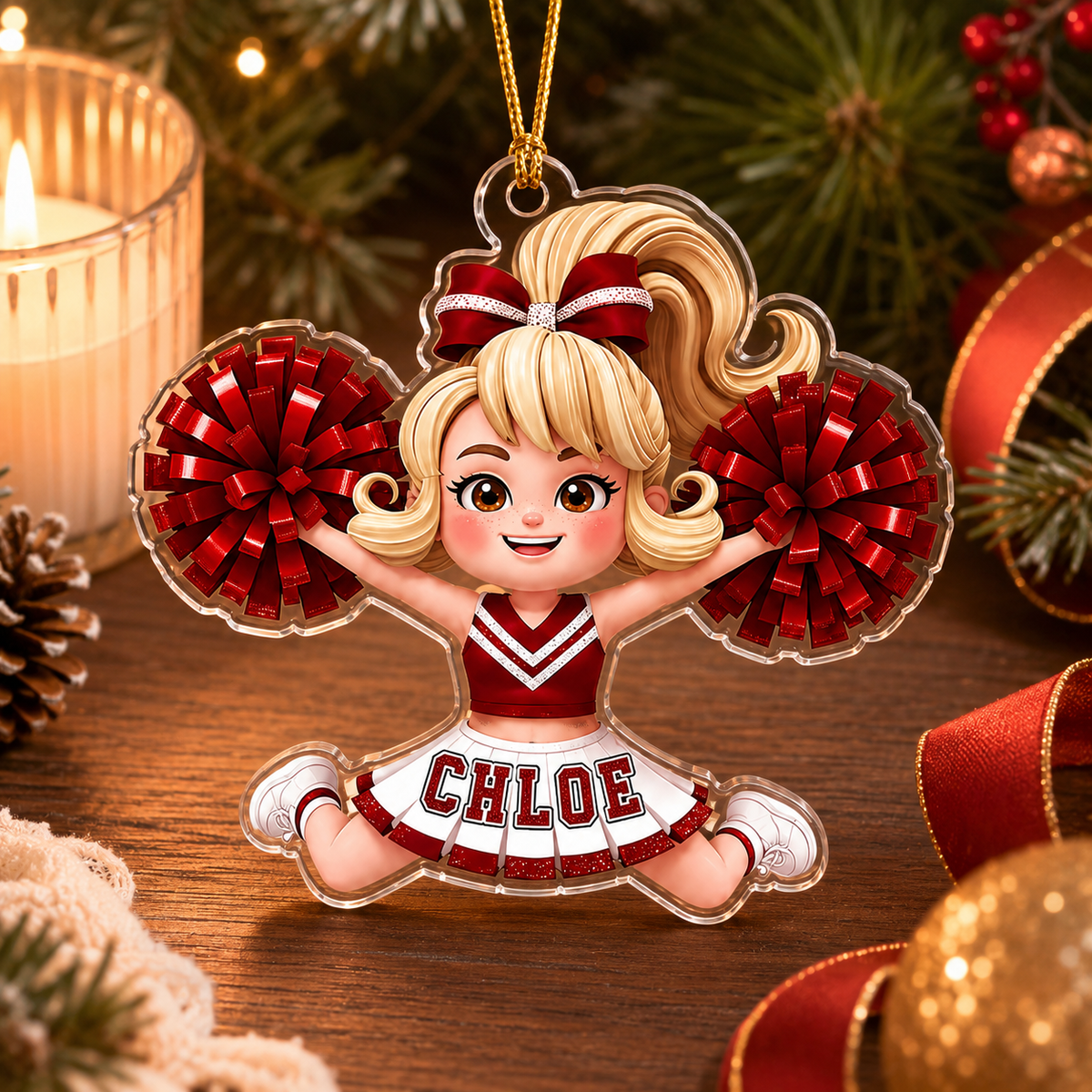 Cheerleading Color Acrylic Style 13