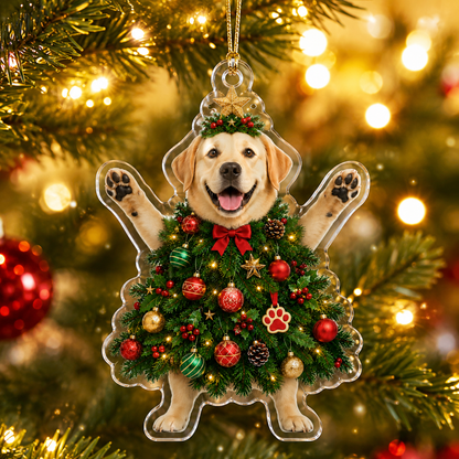 Dog Santa Tree Labrador Retriever