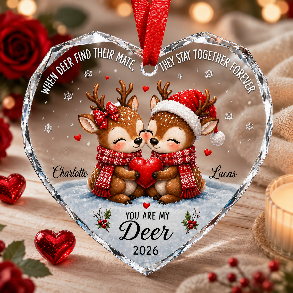 Custom Animal Couple Deer