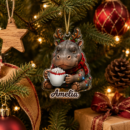 Christmas Animal Hippo