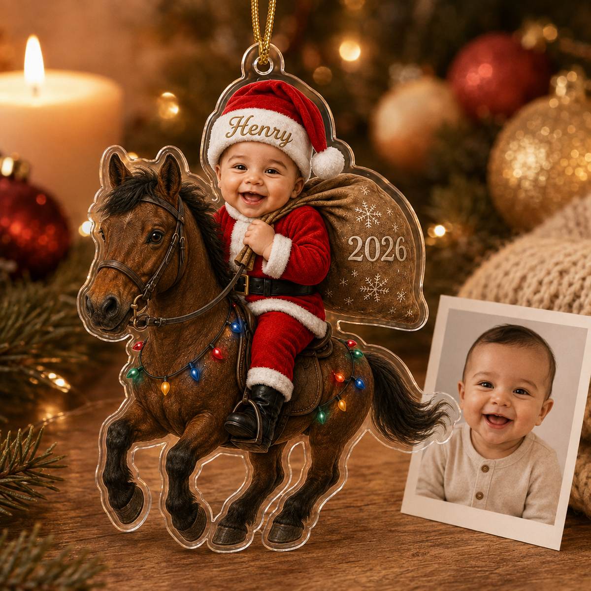 Custom Photo Baby Animal Horse