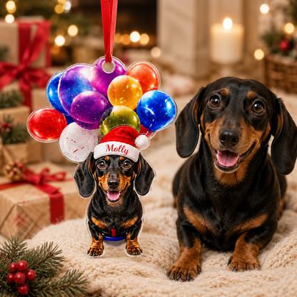 Custom Photo Dog Christmas Style 13