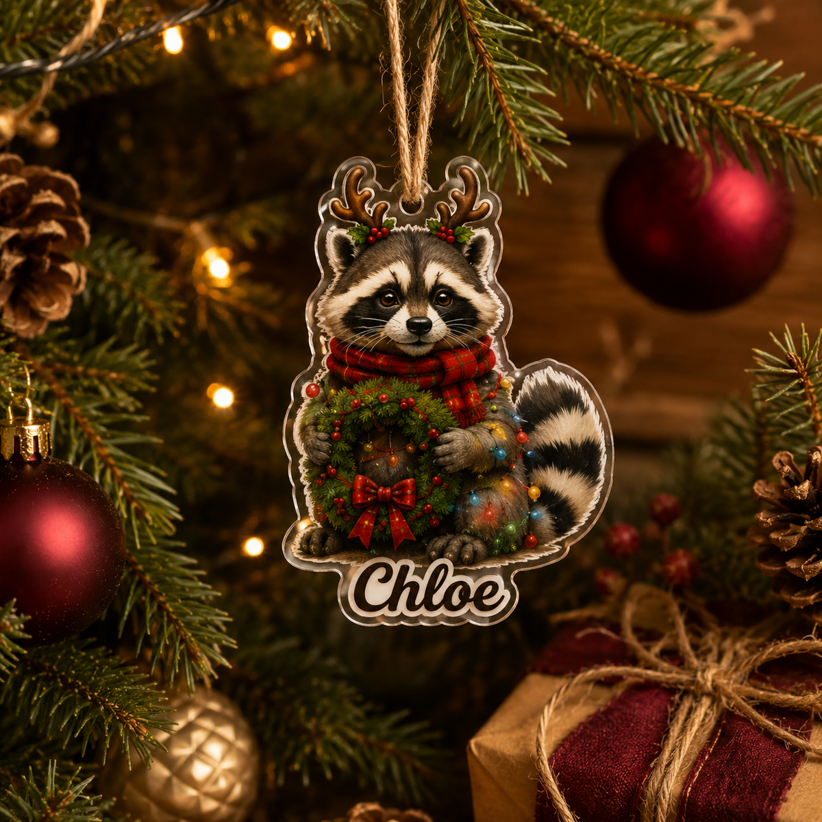 Christmas Animal Raccoon