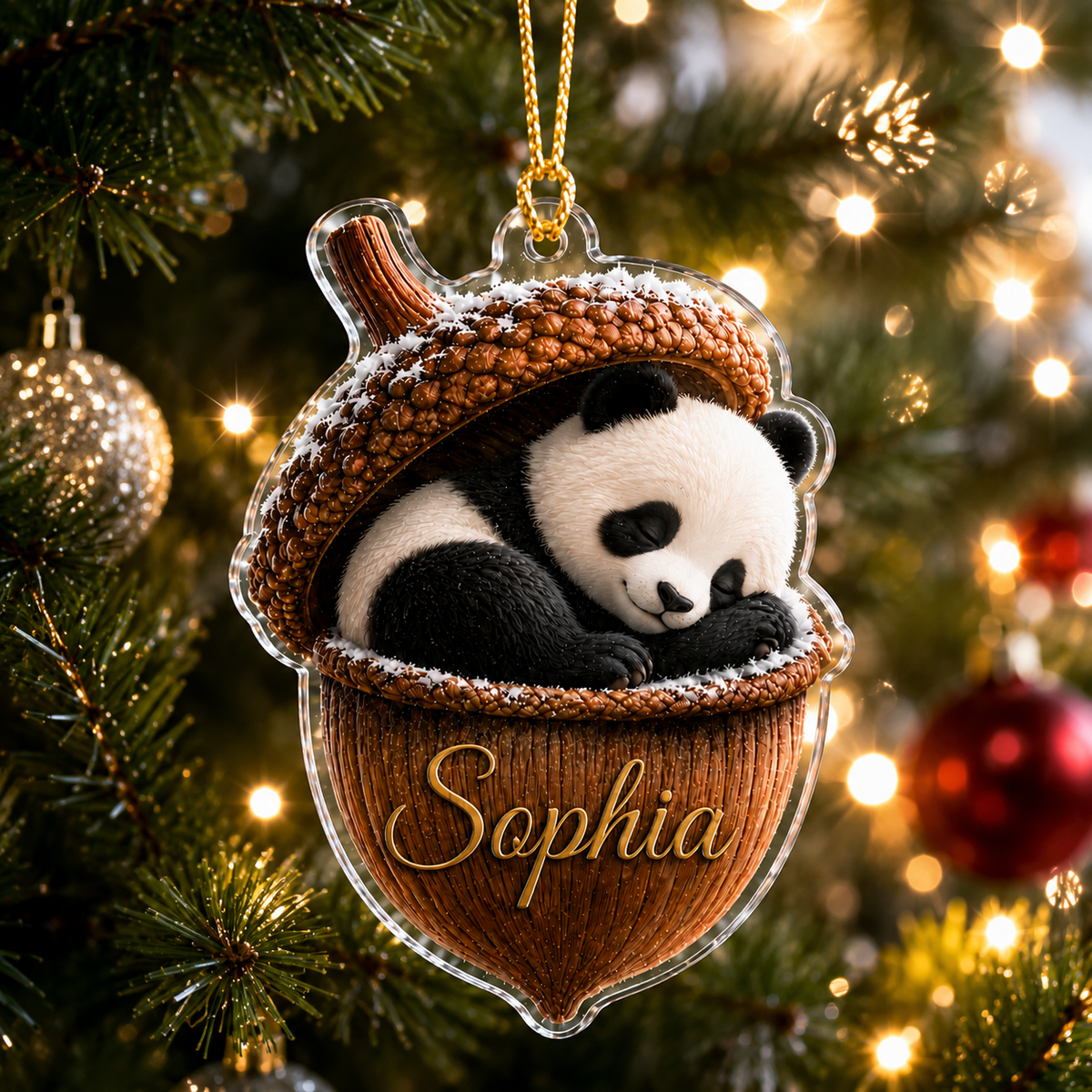 Animal Tree Decor Acrylic Panda