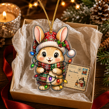 Animal With Christmas Led Rabbit