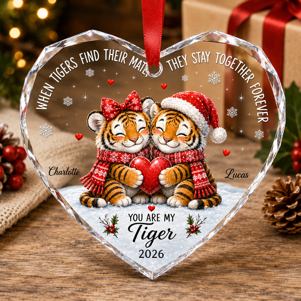 Custom Animal Couple Tiger