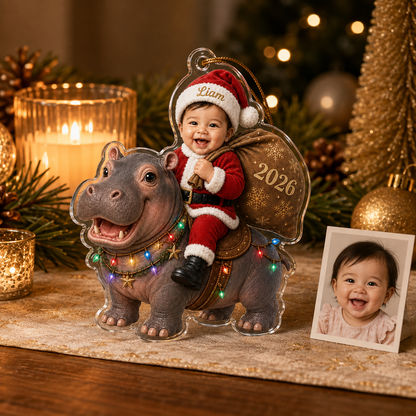Custom Photo Baby Animal Hippopotamus