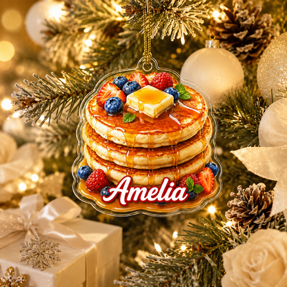 Breakfast Custom Name Pancake Acrylic