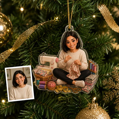 Custom Photo Hobbies Acrylic - Sewing