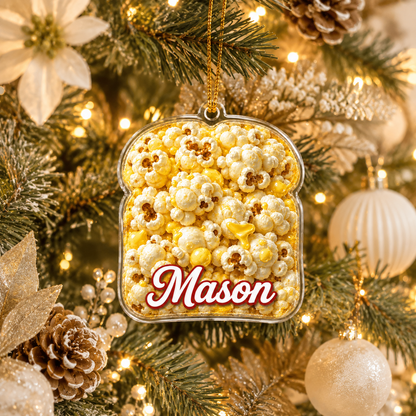 Breakfast Custom Name Buttered Popcorn Acrylic