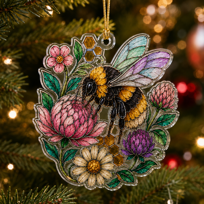 Bird With Flower Bumblebee