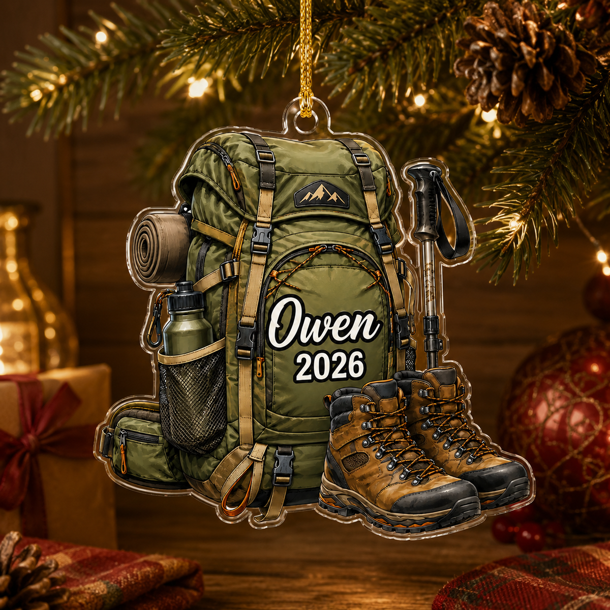 Custom Name Hiking And Trekking Acrylic Style 4